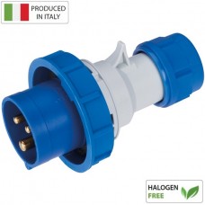 Βιομηχανικό Φις Αρσενικό 32A 3P 230V Μπλε IP67 EC69076